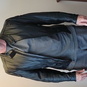 Hein Gericke Vintage Leather Motorcycle Jacket Size 42